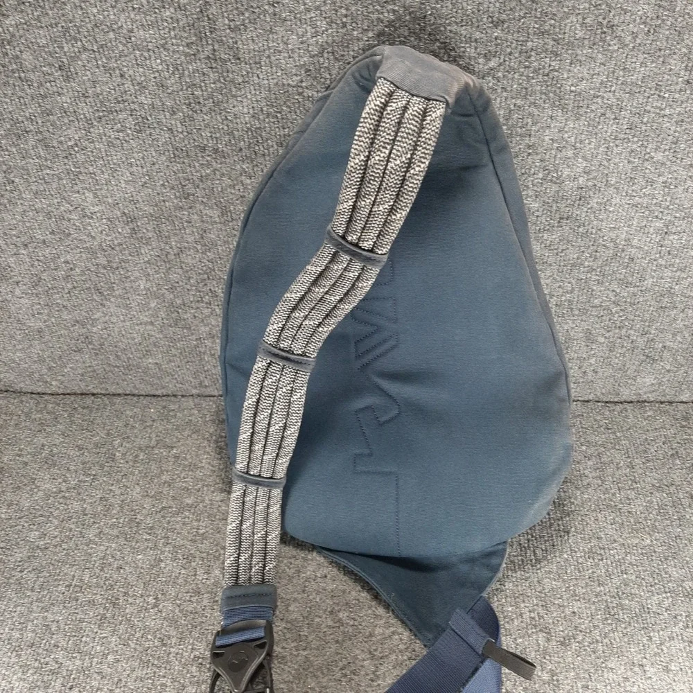 KAVU Rope Bag Sling Backpack OS Charcoal Gray Unisex Canvas Outdoor Bag